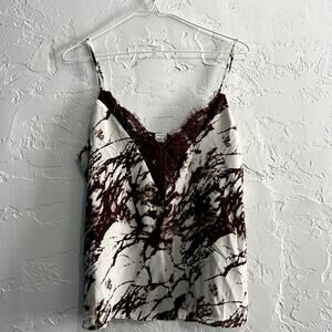 Melrose and Market‎ lace v neck tank top cami womens small y2k fairy grunge boho